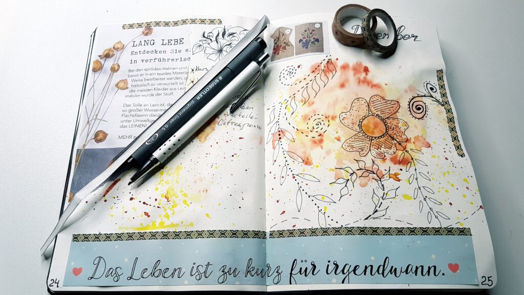 Art-Journaling Anleitung